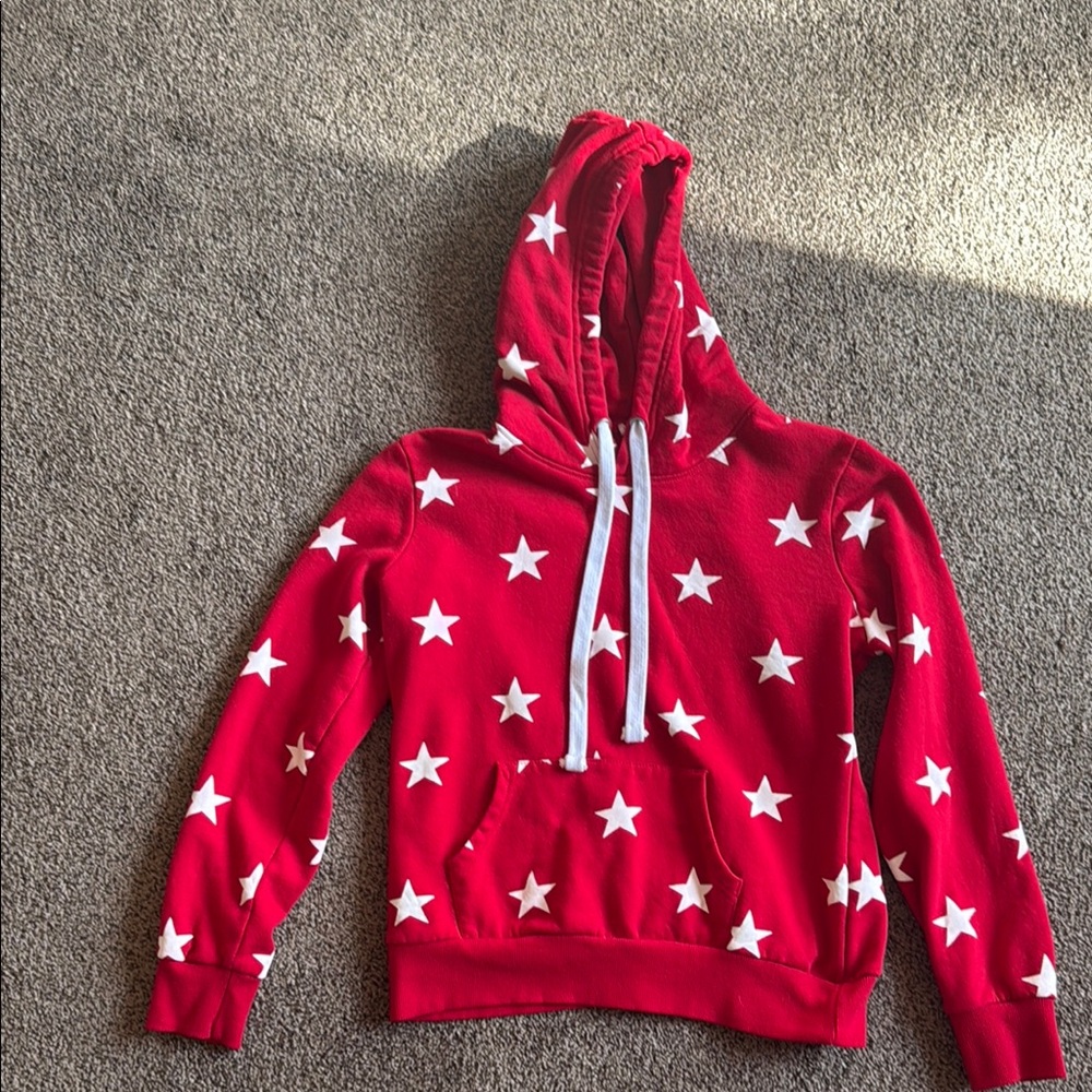 Reflex Red Star Hoodie